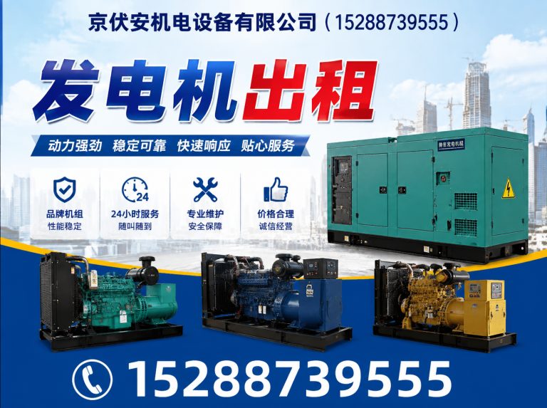 淄博发电车租赁展示图