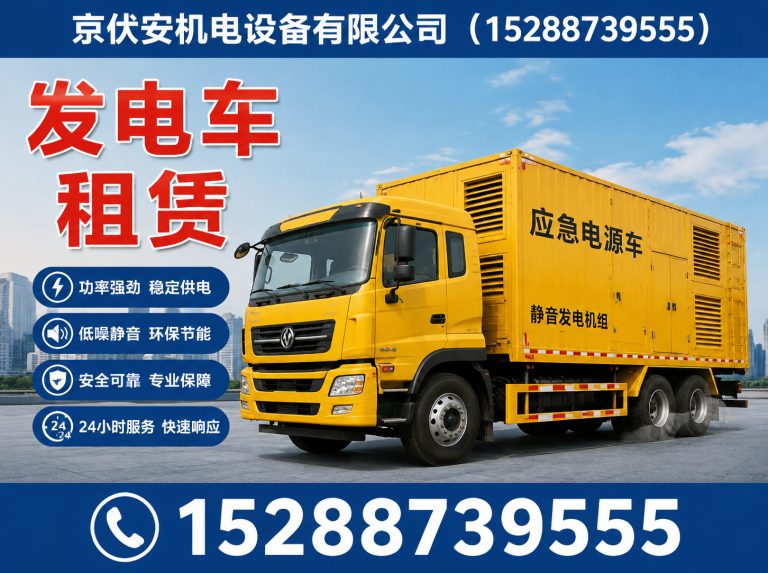 淄博发电机出租展示图